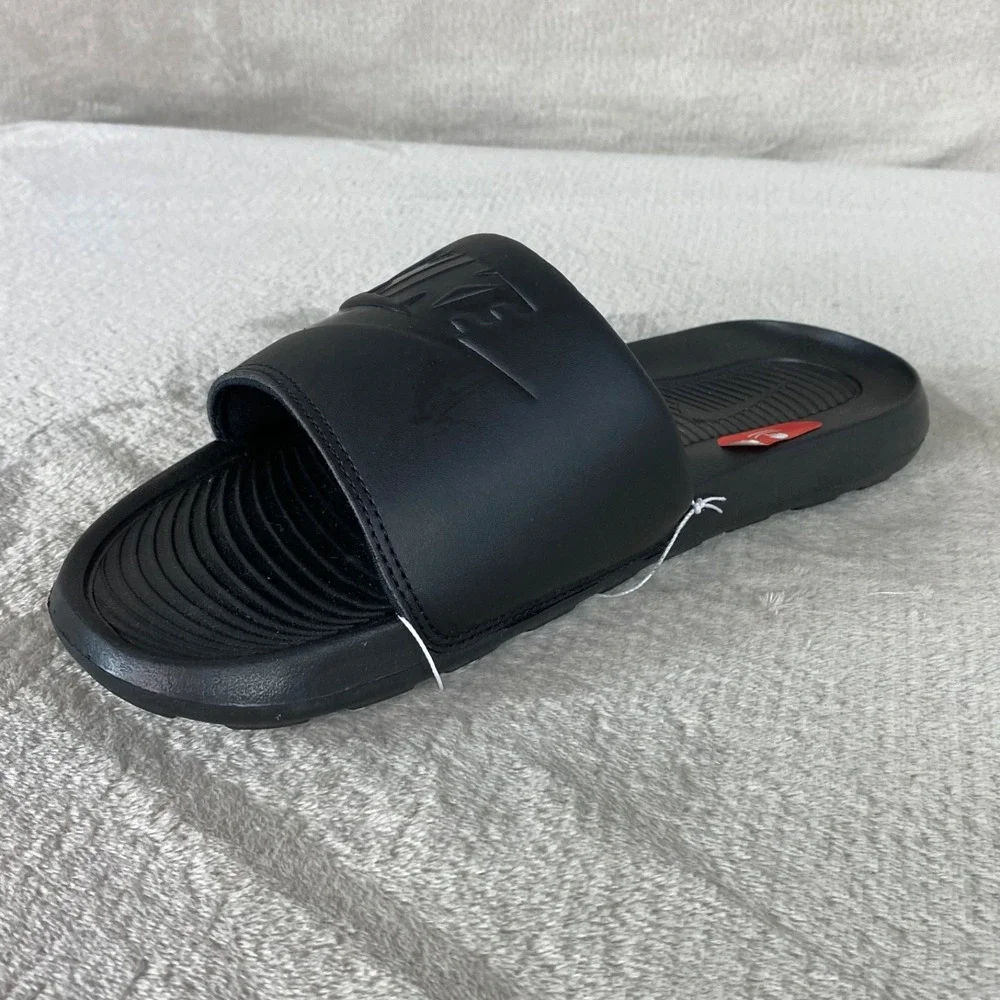 Nike Victori One Slide Shoes Mens Size 9 Black Comfort Sandals CN9675-003 NEW